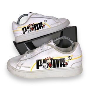 Puma x Peanuts Serve Pro Sneakers White / Multicolor 380937-01 Youth 3